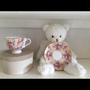 ROYAL GRAFTON by Tams Rose Floral Teacup & Saucer